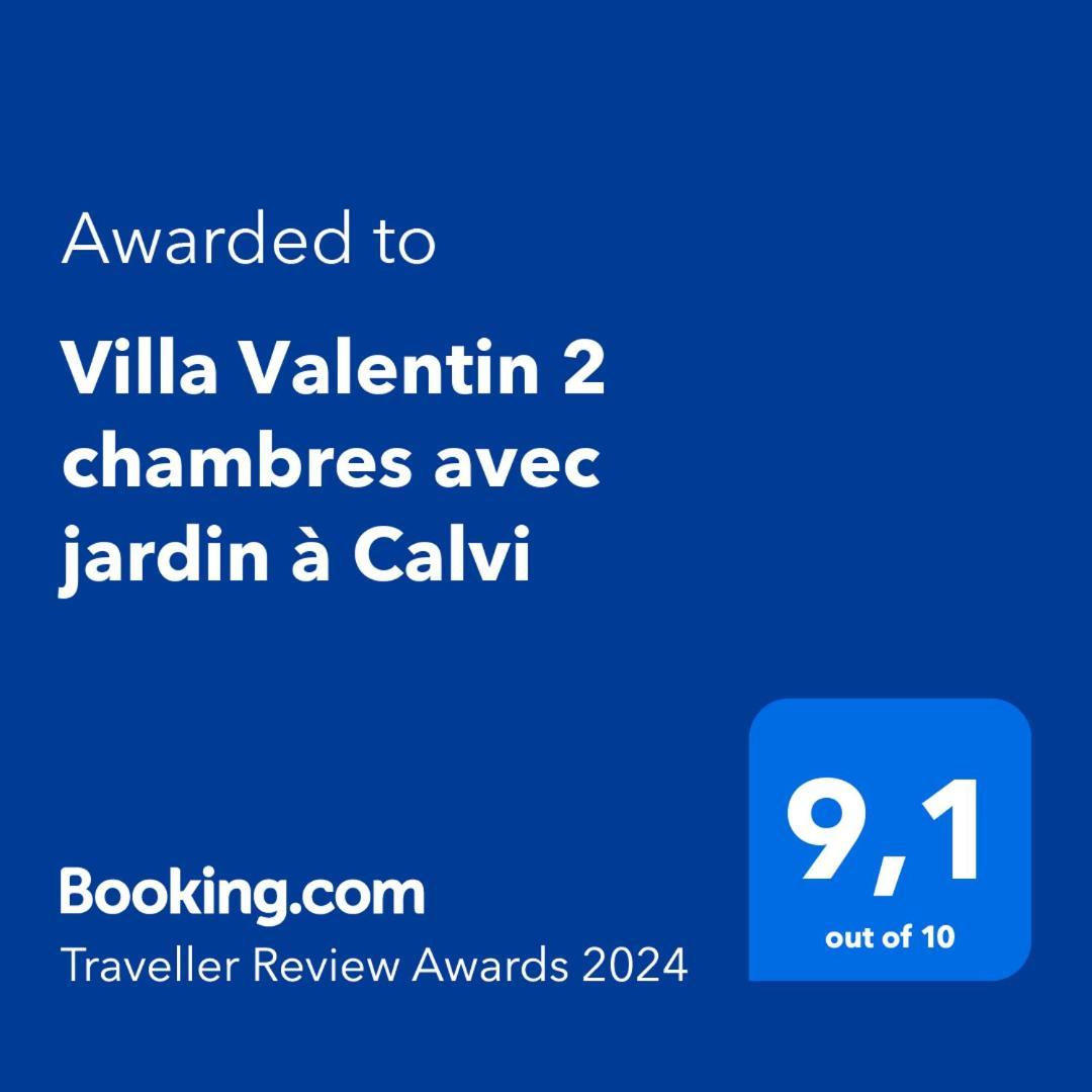 Villa Valentin 2 Chambres Avec Jardin A Calvi カルヴィ エクステリア 写真